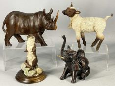 ASSORTED ANIMAL FIGURES, including Country Artists composite figure CA170 Otter, Country Legacy