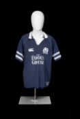 RUGBY UNION CLUB HOUSE: 2004 SCOTLAND JERSEY MADE FOR SCOTT MACLEOD (b. 1979) FOR THE GAME AGAINST