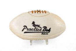 RUGBY UNION CLUB HOUSE: 1980 BRITISH & IRISH LIONS TOUR – AUTOGRAPHED BALL, white leather ball