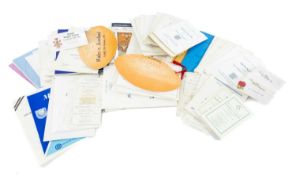 RUGBY UNION CLUB HOUSE: INTERNATIONAL RUGBY CLUB MEMORABILIA, to include dinner menus, guest