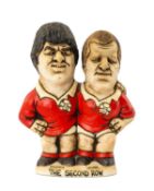 RUGBY UNION CLUB HOUSE: ALLAN MARTIN & GEOFF WHEEL 'THE SECOND ROW' GROGG, inscribed 'John Hughes,