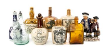 ADVERTISING CLUB HOUSE: WHISKY FLAGONS, a Doulton Lambeth stoneware ‘Special Highland Whisky’ jug,