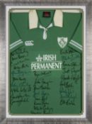 RUGBY UNION CLUB HOUSE: SIGNED REPLICA IRELAND JERSEY CIRCA 2003, Canterbury branded jersey with