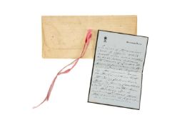 AUTOGRAPH & EPHEMERA CLUB HOUSE: King Edward VII (1841-1910) autograph letter signed (