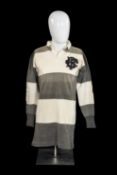 RUGBY UNION CLUB HOUSE: 1954 BARBARIANS JERSEY WORN DURING THE SOUTH WALES EASTER TOUR, Barbarians