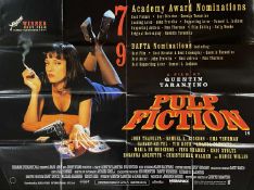 CINEMA CLUB HOUSE: PULP FICTION (1994) UK cinema film poster, cult classic from director Quentin