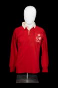 RUGBY UNION CLUB HOUSE: ARMY RU JERSEY WORN BY HUGH FERNS MCLEOD (1932-2014) DURING HIS NATIONAL