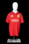 RUGBY UNION CLUB HOUSE: 2017 SIGNED BRITISH & IRISH LIONS REPLICA JERSEY, Canterbury branded
