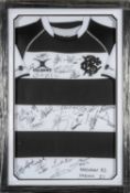 RUGBY UNION CLUB HOUSE: SIGNED BARBARIANS SPARE MATCH JERSEY FROM BARBARIANS V ENGLAND, 19TH JUNE