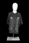 RUGBY UNION CLUB HOUSE: SIGNED NEW ZEALAND ALL BLACKS REPLICA JERSEY CIRCA 2007, Adidas branded