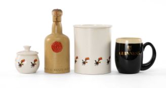 ADVERTISING CLUB HOUSE: FOUR GUINNESS ADVERTISING ITEMS, including Carlton Ware simulated