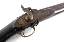 GUN CLUB HOUSE: P53 BARNETT PERCUSSION CAP CARBINE MUSKET, later lock plate stamped 'Barnett