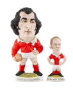 RUGBY UNION CLUB HOUSE: GARETH EDWARDS GROGG by World of Groggs, carrying ball in right arm,