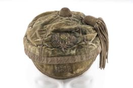 RUGBY UNION CLUB HOUSE: 1912 SCOTLAND CAP PRESENTED TO WILLIAM BURNET (1886-1958) AFTER HIS ONLY