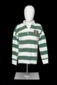 RUGBY UNION CLUB HOUSE: 1988 ZIMBABWE INTERNATIONAL JERSEY FROM THE TOUR GAMES AGAINST SCOTLAND,