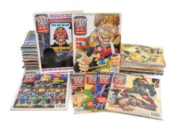 COMIC BOOK CLUB HOUSE: LARGE COLLECTION OF 2000 AD, 2000 AD JUDGE DREDD & 2000 AD PRESENTS: CRISIS