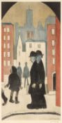 ‡ LAURENCE STEPHEN LOWRY RBA RA (1887-1976) limited edition (363/850) lithograph - Two Brothers,