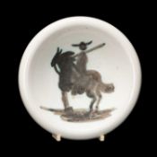 ‡ PABLO PICASSO (Spanish, 1881-1973) glazed pottery dish - 'Picador (1954)', from an edition of 500,