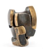 ‡ ANDRÉ DEKEIJSER (Belgian, 1924 -2013) bronze - abstract four-part sculpture, believed to be '