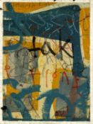 NEALE HOWELLS (Welsh b.1965) mixed media on wood panel - entitled, 'Fak', signed and dated verso