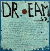 NEALE HOWELLS (b.1965) mixed media on wood - entitled verso, 'dreams', signed and dated verso