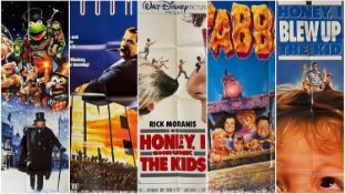 FIVE MODERN FAMILY MOVIE POSTERS The Muppets Christmas Carol (1992), Matinee (1993), Honey I