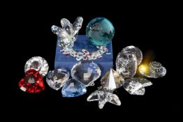 MISCELLANEOUS GROUP OF SWAROVSKI CRYSTAL including, Wonders of the Sea: Starfish, Scallop & Top