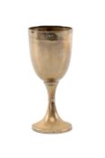 GEORGE V SILVER PEDESTAL GOBLET, W.N. Ltd., Birmingham 1924, 20.5cms (h), 6ozt (186g); and a further