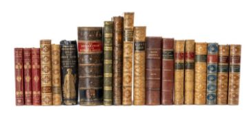 LEATHER & OTHER BOUND BOOKS, including John Ruskin 'Seven Lamps of Architecture', 1883 (full