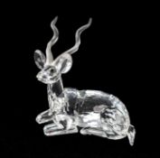 SWAROVSKI CRYSTAL ANNUAL EDITION 1994, Inspiration Africa 'The Kudu', boxed Provenance: private