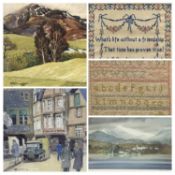 ‡ LESLIE KINNEAR (1901-1976) watercolours - 'Dinan, France', signed and dated 1930, 34 x 23cms,
