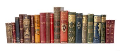 ASSORTED VOLUMES BY RUDYARD KIPLING, all cloth bound, and other mixed books, some with decorative