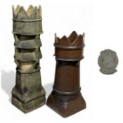 CHARITY LOT IN SUPPORT OF WALES AIR AMBULANCE including two stoneware chimney pots, 120cms (h) the