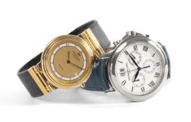 RAYMOND WEIL, GENEVE STAINLESS STEEL-CASED GENT'S CHRONOGRAPH WRISTWATCH, quartz movement,