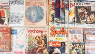 BOY'S OWN PAPER, six comic copies from 1939; together with Boy's Own Paper pocket edition, 1940s