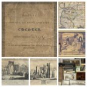 ASSORTED ENGRAVINGS & MAPS, including Samuel & Nathaniel Buck 'Castles', some county maps, '