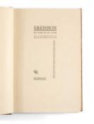 GWASG GREGYNOG PRESS: EREWHON 1933 limited edition (28/300) by Samuel Butler, printed by William
