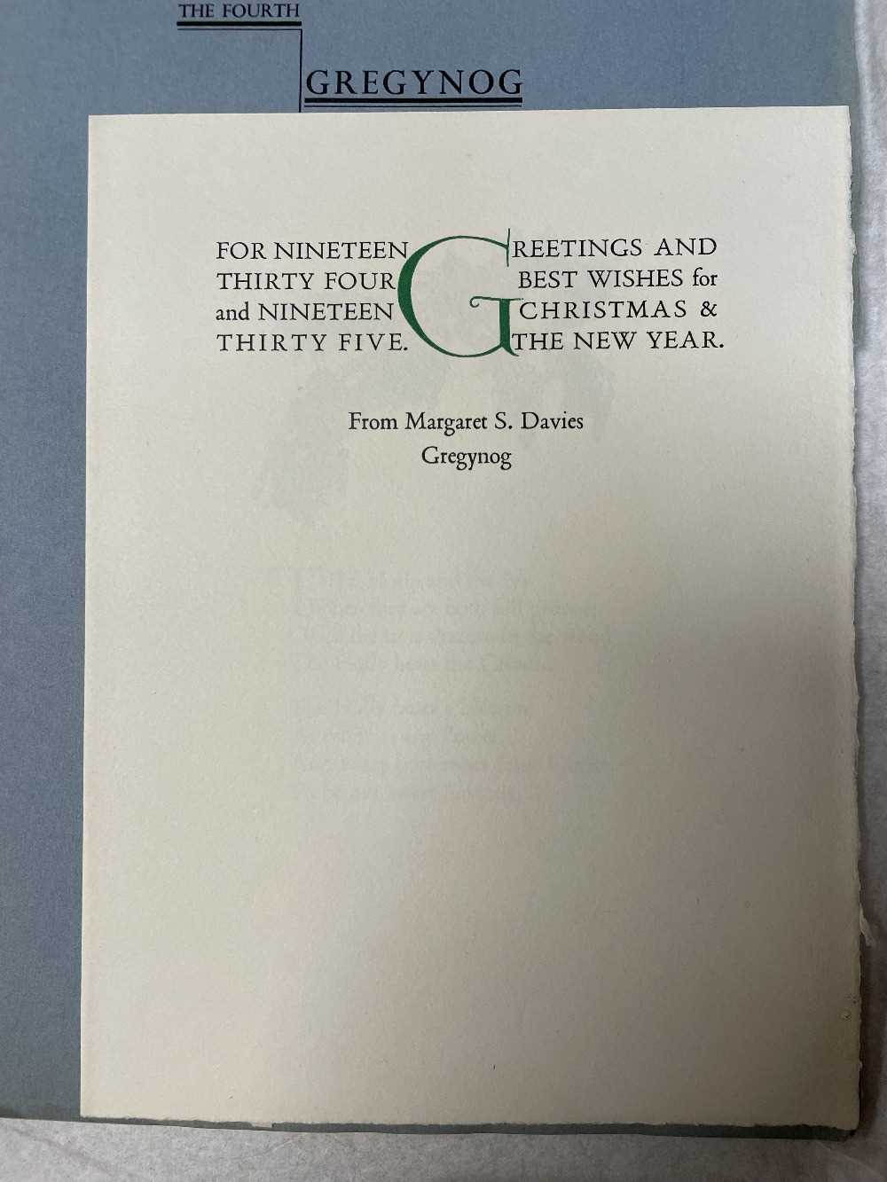 GWASG GREGYNOG PRESS: a collection of Gregynog Festival programmes, including, National Council of - Image 15 of 34