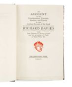 GWASG GREGYNOG PRESS: AN ACCOUNT OF THE CONVINCEMENT, EXERCISES, SERVICES AND TRAVELS OF THAT