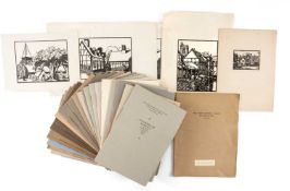 GWASG GREGYNOG PRESS: a collection of Gregynog Order of Service programmes including Distressed