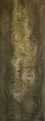 ‡ OGWYN DAVIES (Welsh 1925-2015) oil and collage on board - abstract, signed, 99 x 38cms Provenance: