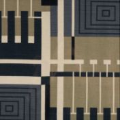 ‡ FRANK LLOYD-WRIGHT (American 1867-1959) screenprint on linen - entitled verso, 'Taliesin', for