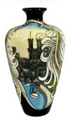 MOORCROFT CHARLES PATTERN VASE, 16cms (h), boxed Provenance: private collection Denbighshire