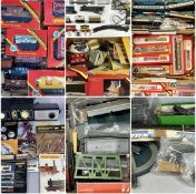 HORNBY RAILWAYS, large OO gauge electric train set, including The Diesel Shunter boxed set,