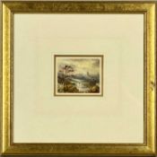 ATTRIBUTED TO NANCY KNAGGS watercolour - from a sketchbook, unsigned, 6 x 7cms Provenance: private