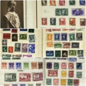 STAMP COLLECTION, contained in three albums, British and world, early 1900s and later Provenance:
