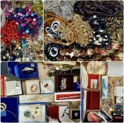 LARGE ASSORTMENT OF COSTUME JEWELLERY Provenance: private collection Gwynedd