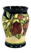 MOORCROFT KAPOK TREE PATTERN VASE, 13.5cms (h) Provenance: private collection Denbighshire