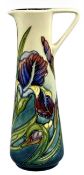 MOORCROFT IRIS PATTERN JUG, 24cms (h), boxed Provenance: private collection Denbighshire