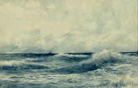 PHIL OSMENT (1861-1947) watercolour - entitled 'Off West Hoyle', signed lower left, 26.5 x 41cms